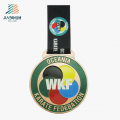 Hochwertige Casting Soft Emaille Runde benutzerdefinierte Metall Karate Polizei Sport Medaille